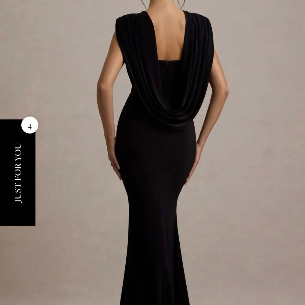 Club L London Black Maxi Dress - Picture 4 of 4